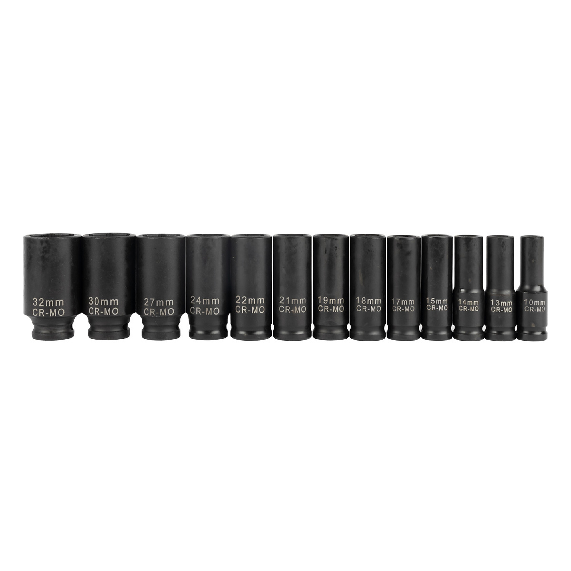 Martins Industries Impulse 1/2in. Impact Socket Set — 13-Piece, Cr-Mo, Sturdy Storage Case, Model# MX-S1